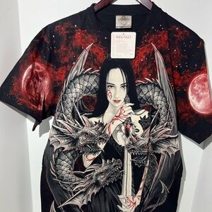 Rock Eagle, geisha dragon, shirt, size large